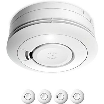 Ei Electronics Ei650 10 jaar werkende rookmelder, Virtual Bundle Zonder koolmonoxidemelder. 4 Stuk wit Ei Electronics Ei650 10 jaar werkende rookmelder, Virtual Bundle Zonder koolmonoxidemelder. 4 Stuk wit