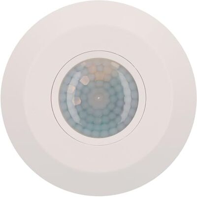 Unitec Infrarood bewegingsmelder met 360° sensor voor binnen, IP20, 6 m bereik, opbouw, lichtduur individueel instelbaar, 5 verschillende modi, wit, 2000 W Unitec Infrarood bewegingsmelder met 360° sensor voor binnen, IP20, 6 m bereik, opbouw, lichtduur individueel instelbaar, 5 verschillende modi, wit, 2000 W