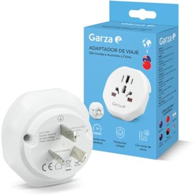 GARZA Reisadapter type I voor Australië, China, Nieuw-Zeeland en meer, 5-in-1 compact en veilig, ontwikkeld voor internationale reizigers GARZA Reisadapter type I voor Australië, China, Nieuw-Zeeland en meer, 5-in-1 compact en veilig, ontwikkeld voor internationale reizigers