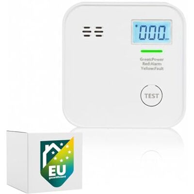Smartwares CO-detector 10 jaar batterij LED display & indicator Testknop FGA-13091 Smartwares CO-detector 10 jaar batterij LED display & indicator Testknop FGA-13091