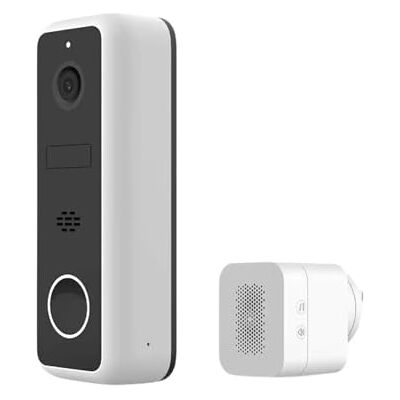 Daewoo DB502W WLAN-videofoon met bel Bewegingsdetectie, ingebouwde batterij Beantwoord bezoekers van Dan je telefoon Compatibel met Amazon Alexa, Google Assistant Daewoo DB502W WLAN-videofoon met bel Bewegingsdetectie, ingebouwde batterij Beantwoord bezoekers van Dan je telefoon Compatibel met Amazon Alexa, Google Assistant