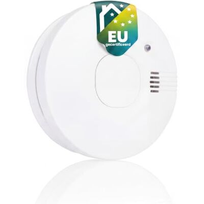 Smartwares Rookmelder Vervangbare Batterij Optische Sensor Testknop Stille Functie FSM-11710 Smartwares Rookmelder Vervangbare Batterij Optische Sensor Testknop Stille Functie FSM-11710