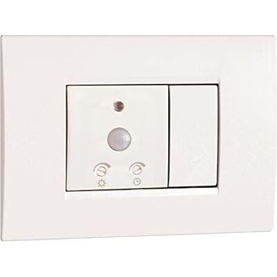 VEMER VE791100 SENS IR DUO bewegingsmelder voor binnen, infrarood bewegingssensor, installatie op inbouwbox, wit VEMER VE791100 SENS IR DUO bewegingsmelder voor binnen, infrarood bewegingssensor, installatie op inbouwbox, wit