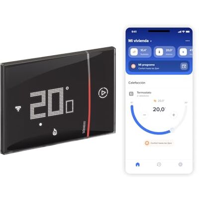 Bticino Smarther met Netatmo, aangesloten thermostaat, wifi, afstandsbediening met App Home + Control, compatibel met Alexa, Google Assistant & Apple HomeKit, inbouwinstallatie, zwart (XG8002E) Bticino Smarther met Netatmo, aangesloten thermostaat, wifi, afstandsbediening met App Home + Control, compatibel met Alexa, Google Assistant & Apple HomeKit, inbouwinstallatie, zwart (XG8002E)