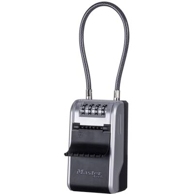 Master Lock Zeer belangrijke Lockbox met hoge capaciteit, combinatiewijzerplaat, verwijderbare kabel Master Lock Zeer belangrijke Lockbox met hoge capaciteit, combinatiewijzerplaat, verwijderbare kabel