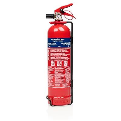 Smartwares Poederblusser 1 kg voor ABC-branden Geschikt voor voertuigen & huizen Inclusief muurbeugel FEX-18116 Smartwares Poederblusser 1 kg voor ABC-branden Geschikt voor voertuigen & huizen Inclusief muurbeugel FEX-18116