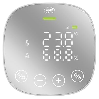 PNI SafeHouse HS291 luchtkwaliteit- en kooldioxide (CO2) sensor met Wi-Fi, Tuya Smart app-bediening, CO2-monitoring PNI SafeHouse HS291 luchtkwaliteit- en kooldioxide (CO2) sensor met Wi-Fi, Tuya Smart app-bediening, CO2-monitoring