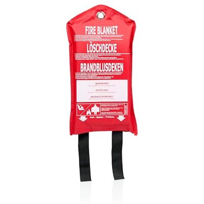 Smartwares branddeken 1 m x 1 m Gemakkelijk te gebruiken en op te hangen Eenmalig gebruik FEX-15907 Smartwares branddeken 1 m x 1 m Gemakkelijk te gebruiken en op te hangen Eenmalig gebruik FEX-15907