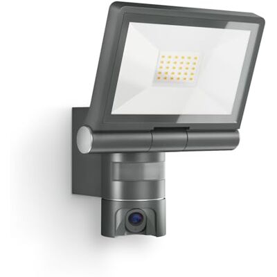Steinel schijnwerpercamera XLED CAM2 SC, 21 W, aluminium, antraciet met 2K-bewakingscamera, intercom, bewegingsmelder, dual-band wifi 6 Steinel schijnwerpercamera XLED CAM2 SC, 21 W, aluminium, antraciet met 2K-bewakingscamera, intercom, bewegingsmelder, dual-band wifi 6