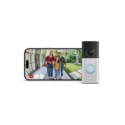 Ring Wired Video Doorbell 2K Plus, bedrade videodeurbel (nieuwste generatie), Videodeurbel, Retinal 2K, Breed gezichtsveld, Radardetectie, Gratis -proefabonnement van 30 dagen Ring Wired Video Doorbell 2K Plus, bedrade videodeurbel (nieuwste generatie), Videodeurbel, Retinal 2K, Breed gezichtsveld, Radardetectie, Gratis -proefabonnement van 30 dagen