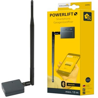 Schellenberg Smartphone garagedeuropener met LED & USB-kabel, max. 15 m draadloos bereik, 2,4 GHz radiofrequentie, met gratis app, 60992 Schellenberg Smartphone garagedeuropener met LED & USB-kabel, max. 15 m draadloos bereik, 2,4 GHz radiofrequentie, met gratis app, 60992