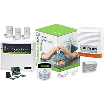 Hiltron KPROTEC9GSM kit met centrale bescherming 9 + accessoires Hiltron KPROTEC9GSM kit met centrale bescherming 9 + accessoires