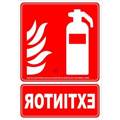 PRENDELUZ Brandblusbord van pvc, robuust en duurzaam, afmetingen 20 x 30 cm, met afgeronde randen, geschikt voor het plaatsen van brandblussers. PRENDELUZ Brandblusbord van pvc, robuust en duurzaam, afmetingen 20 x 30 cm, met afgeronde randen, geschikt voor het plaatsen van brandblussers.