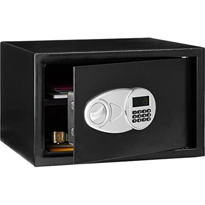 Amazon Basics Elektronisch combinatieslot kluis, 34 l, zwart Amazon Basics Elektronisch combinatieslot kluis, 34 l, zwart