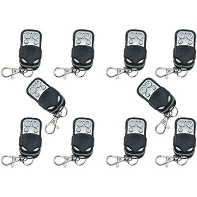 GC GLOBALCOMMERCE - Afstandsbediening voor automatische poort - 4 vaste codeknoppen - Set van 10 GC GLOBALCOMMERCE - Afstandsbediening voor automatische poort - 4 vaste codeknoppen - Set van 10