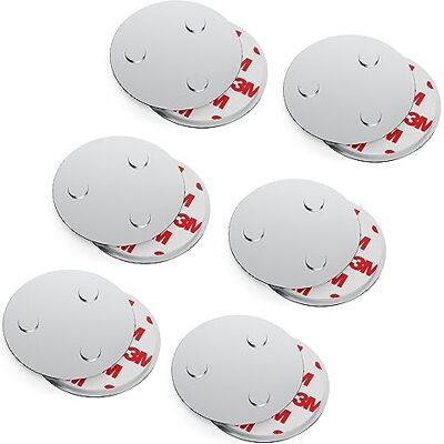 conecto , Magneethouder, sterke magneetbevestiging, universeel bruikbaar, magnetisch en met boorgat, geschikt voor rookmelders, 60 mm, set van 6 conecto , Magneethouder, sterke magneetbevestiging, universeel bruikbaar, magnetisch en met boorgat, geschikt voor rookmelders, 60 mm, set van 6
