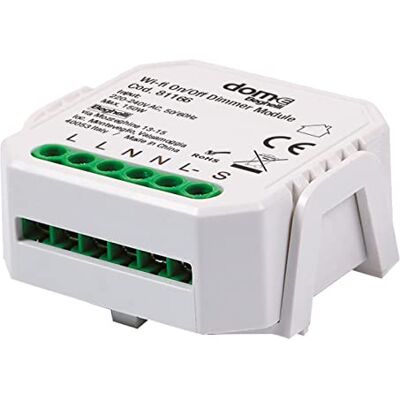 Beghelli Modulo Smart Attuateur on/off Relais en Dimmer Wi-Fi Dom-e 81166 Beghelli Modulo Smart Attuateur on/off Relais en Dimmer Wi-Fi Dom-e 81166