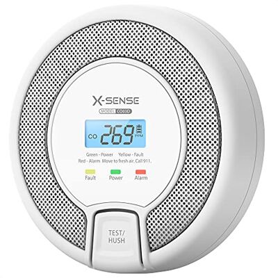 X-Sense Koolmonoxidemelder met Digitaal Display, CO-melder, Nauwkeurige Sensor met Levensduur van 10 Jaar, Verwisselbare Batterij, Gecertificeerd volgens EN 50291, CO03D X-Sense Koolmonoxidemelder met Digitaal Display, CO-melder, Nauwkeurige Sensor met Levensduur van 10 Jaar, Verwisselbare Batterij, Gecertificeerd volgens EN 50291, CO03D