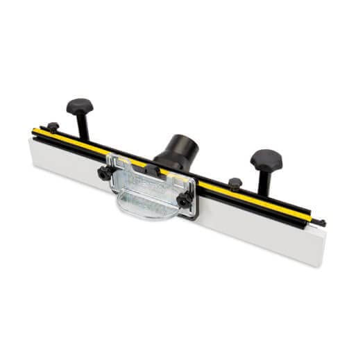 TREND Router Table Back Fence, Gebruikersgemaakte compatibiliteit, Schuifwangen, Rand Schaven Faciliteit, Veiligheidsvoorzieningen, RT/FENCE/A