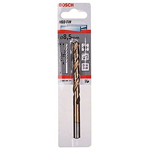 Bosch 2608596736 Metalen Boorbits Hss-Tin, Din 338