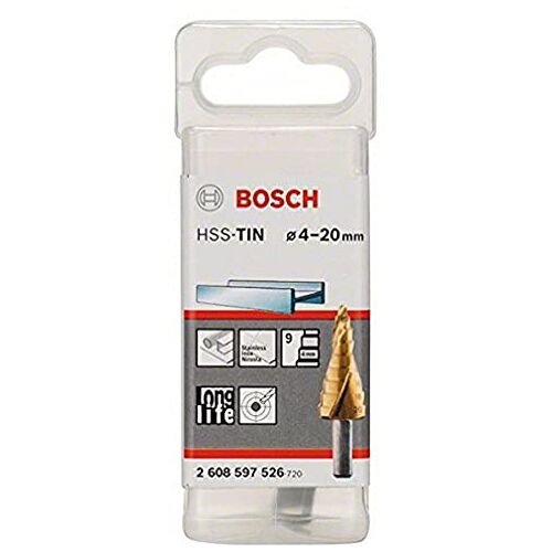 Bosch Trappenboor HSS-TiN 4-20, 8 x 70,5 mm