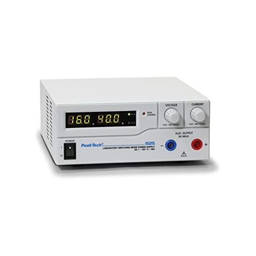 PeakTech – laboratoriumvoeding DC 1, 1-16 V / 0-40 A