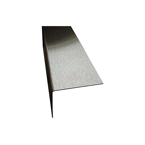 profile-metall Randbescherming V2A roestvrij staal hoek 2 meter randbescherming geslepen K240 0,8 mm dik (40x30 mm)