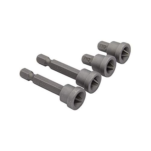 HWZ 10 stuks PH 2 bits met diepteaanslag 25 mm en 50 mm voor gipsplaatschroeven gipsplaat schroefopzetstuk (50 mm)