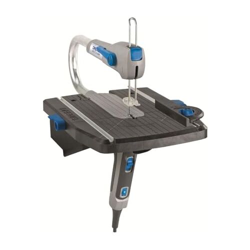 Dremel Moto-Saw MS20 Decoupeerzaag (70W) Decoupeerzaag Set met 5 Decoupeerzaagbladen (100mm zaagbladlengte) en Parallelgeleider