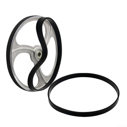 Whychstore Langdurige lintzaag rubberen band voor 25,5 cm houtbewerking lintzaag, 2 stuks (voor 20 cm)