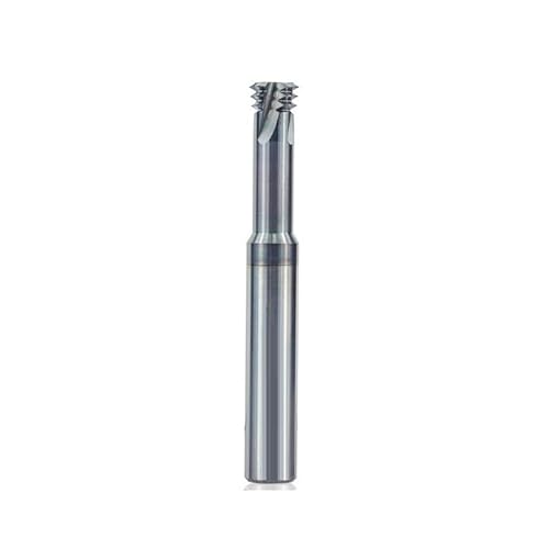 WZFC Draadfrees 3 Fluit 60D Wolfraamcarbide Frees Voor Het Snijden Van Metaalaluminium,M1x0,25xD4x50