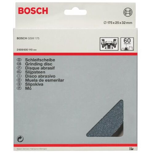 Bosch accessoires 2 608 600 110 slijpschijf voor dubbele slijper 175 mm, 32 mm, 60