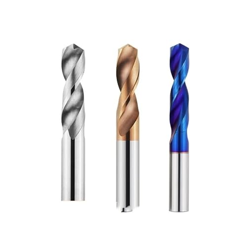 SKYDIN boor Tooleye Carbide Boren Hardmetalen Boren Tungsten Staal Spiraalboor Voor Metaalbewerking CNC Draaibank Boren 1.0-20.0mm boren sets (Color : HRC45, Size : 8.5mm)