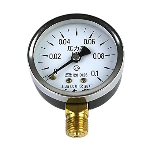 OZGZQ Y60 Manometer 0,06~60 Mpa Gewone manometer Watermanometer Lagedrukbarometer (Color : 0-0.16 Mpa)