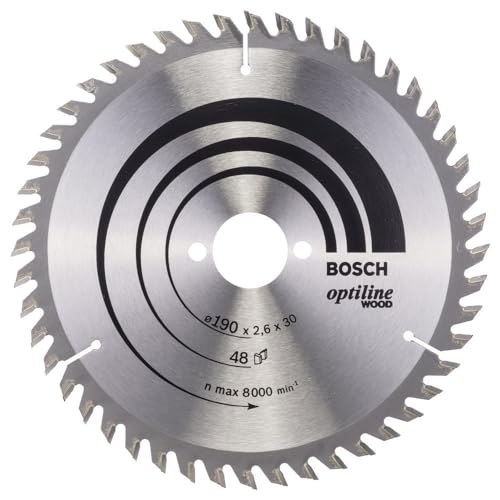 Bosch cirkelzaagblad Optiline Wood voor zagen in hout (voor handcirkelzagen diametro 190 mm)