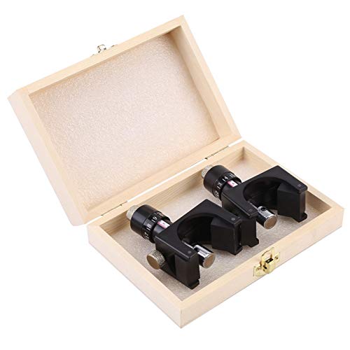 Fdit Schaafmachine Blade Setter, 2 Stuks Magnetische Schaafmachine Blade Instelling Jig Gauge Setter Jointer Schaafmachine Mes Instelling Houtbewerking Tool Met Houten Doos