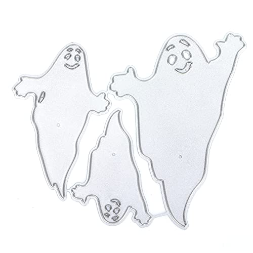 BORDSTRACT Metalen Stansmessen, Halloween Ghost Die Cuts Voor DIY Scrapbooking Albums Papier Ambachten