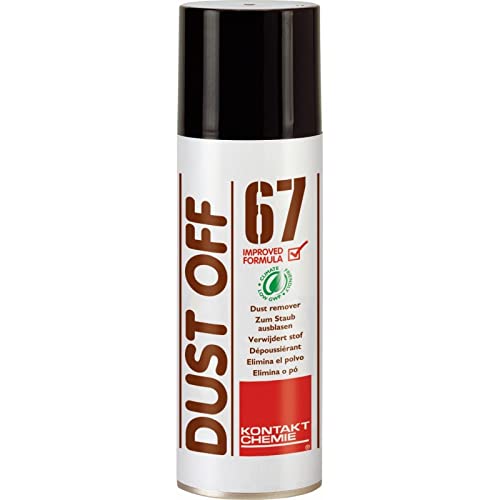 CRC 33163-AB 33163-AB-DUST Off 67 Gas perslucht stofblazers Low GWP niet brandbaar 200 ml, zwart