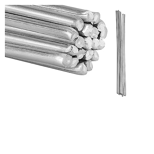 BAFFII Lasstaven For Solderen Aluminium Weld Bars Easy Melt 1.6/2Mm Aluminium Lassen Staven 10/20Pcs Aluminium Durafix solderen Staaf Soldeer Stangen (Size : 2 0mmx330mm 10pcs)