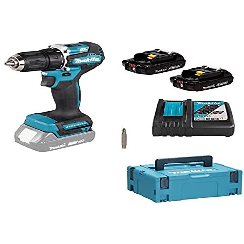 Makita DDF487RAJ accuboormachine 18 V/2,0 Ah, 2 accu's + oplader in MAKPAC