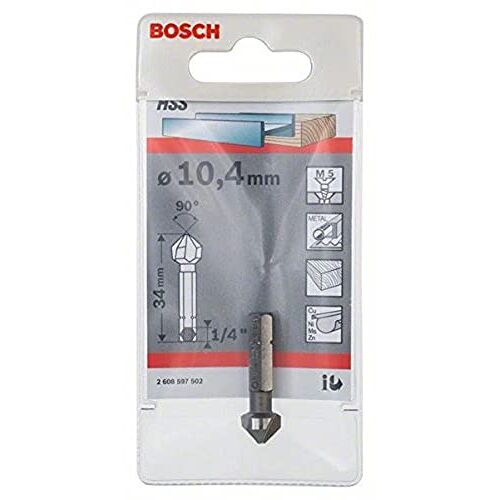 Bosch Pro verzinkboor met 1/4 inch zeskantschacht Zeskantschacht 10,4 mm
