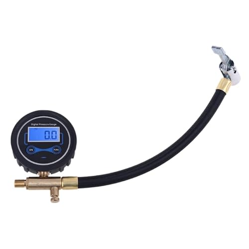 DUNSBY Manometer Pneumatische Digitale Druk Manometer Manometer Vrachtwagen Auto Band Band Compressor Inflatie Buis Buis 20 0PI met deflatie