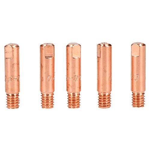 AB Tools 0.6mm Mig Lassen Lasser Ronde Contact Tips voor MB15 Euro Torches 5pk