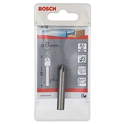 Bosch verzinkboor met 1/4 inch zeskantschacht Ronde schacht. 8 mm