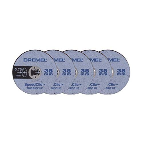 Dremel SC409 5-pack Dunne Snijschijven 38mm EZ SpeedClic Set met Extra Dunne Snijschijven voor Snijden in Metaal