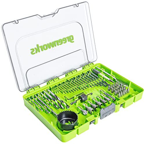 Greenworks boor- en schroefbitjes (60-delige set Pick and Click bits geschikt voor alle boormachines en accuboren)