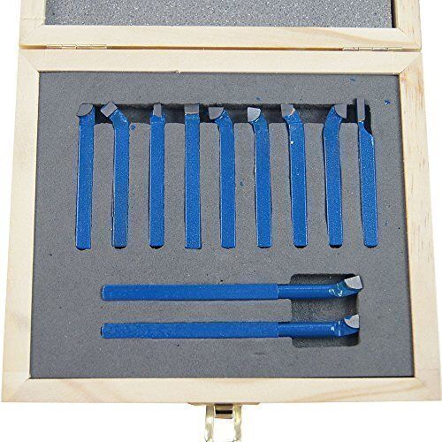 Merry Tools 11011806 draaibank 11 stuks hard gesoldeerd ingenieur boren, frezen, snijden, draaien gereedschap set 6 mm