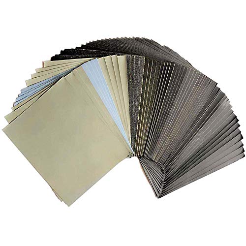 FEIHU Schuurpapier 115 X140 MM 240-10000 grof schuurpapier metaal auto houtoppervlak handmatig schuren (42 vellen)