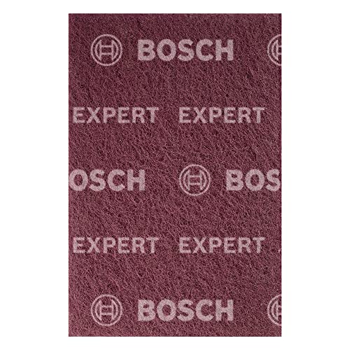 Bosch 20x Expert N880 vliespads (voor Stalen platen, 152 x 229 mm, Mate van fijnheid Extra cut S, accessoires Handmatig schuren)