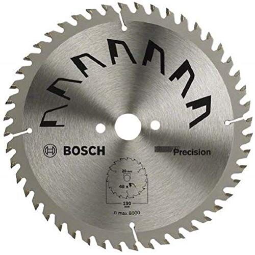Bosch 1x Cirkelzaagblad Precison (zaagblad voor Hout, Ø 216 x 2.5/1.5 x 30 mm, 60 Tanden, ATB, Accessoires Cirkelzagen)